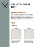Creative Mines Architectural Trim Brochure